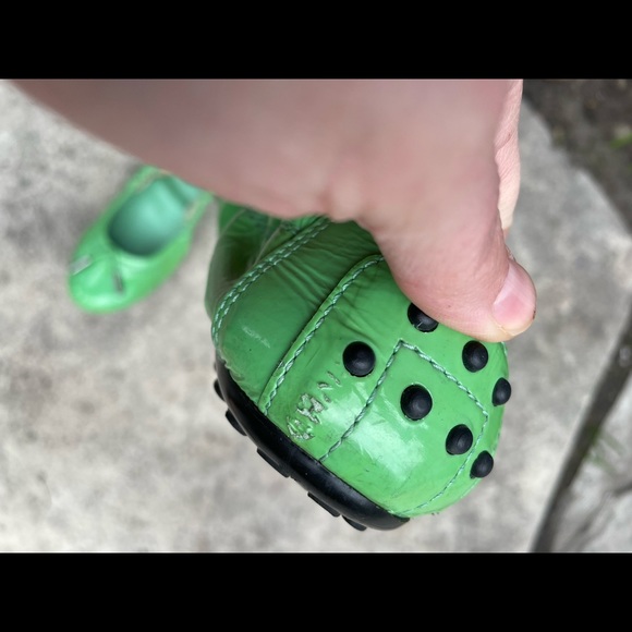 Tod’s Green Patent Leather ballerina flats, size 37 - Picture 3 of 10